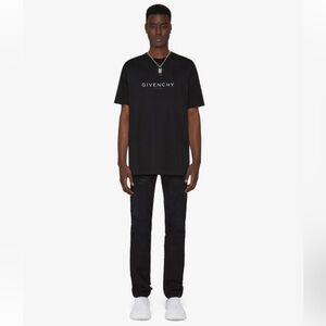NWT GIVENCHY Reverse oversized t-shirt cotton black $550